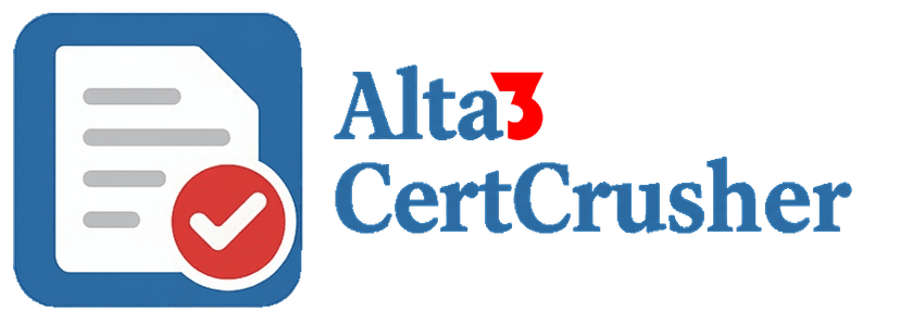CertCrusher Exam Software Logo